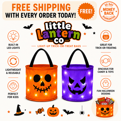 Light-Up Trick-or-Treat Bags