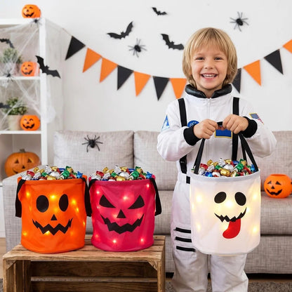 Light-Up Trick-or-Treat Bags